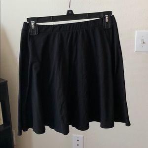 Black skater skirt
